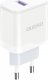 Ładowarka Dudao Ładowarka Dudao A20EU sieciowa USB-A 18W - biała + kabel USB-A - USB-C 1