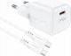 Ładowarka Acefast Ładowarka sieciowa Acefast A77 Mini PD 30W GaN + kabel USB-C - biała 4
