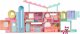 MGA Domek Squish Sand Magic House dla laleczek LOL (593218) 2