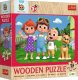 Trefl Puzzle drewniane Wesoły Cocomelon 24 elementy (20267) 1