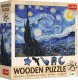 Trefl Puzzle drewniane 200 elementów Gwiaździsta Noc Vincent van Gogh 1