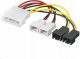 PremiumCord PREMIUMCORD Kabel napájecí FAN 5,25"-2x 12V, 2x 5V TX 3pin 1