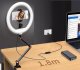 Lampa pierścieniowa Apexel Lampa Pierścieniowa LED Ring + Ramię + Imadło do Video VLOG do Telefonu Smartfona / APEXEL APL-FL20 5