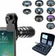 Apexel Zestaw 12w1 Obiektyw 22x Tele / Fisheye / Makro 15x / Wide 0.63x / Filtr Cpl Na Telefon Smartfon Apexel / Apl-22xdg9 1