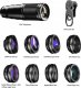 Apexel Zestaw 12w1 Obiektyw 22x Tele / Fisheye / Makro 15x / Wide 0.63x / Filtr Cpl Na Telefon Smartfon Apexel / Apl-22xdg9 2