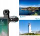 Apexel Zestaw 12w1 Obiektyw 22x Tele / Fisheye / Makro 15x / Wide 0.63x / Filtr Cpl Na Telefon Smartfon Apexel / Apl-22xdg9 6