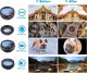 Apexel Zestaw 12w1 Obiektyw 22x Tele / Fisheye / Makro 15x / Wide 0.63x / Filtr Cpl Na Telefon Smartfon Apexel / Apl-22xdg9 7
