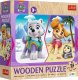 Trefl Puzzle drewniane Dziewczęcy Psi Patrol 24 elementy (20266) 1