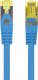 Lanberg Patchcord S/FTP kat.6A 5m LSZH CU fluke passed niebieski 2