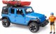Bruder bruder Jeep Wrangler Rubicon Unlimited with kayak and figure, model vehicle 3