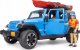 Bruder bruder Jeep Wrangler Rubicon Unlimited with kayak and figure, model vehicle 4