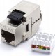 Solarix 10G samozaciskowy keystone CAT6A STP RJ45 2