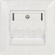 Solarix Gniazdko modularne Solarix na 3 keystony pod tynk białe 1