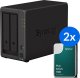 Serwer Synology Synology DS723+ /12T | 2-zatokowy serwer NAS w zestawie z dyskami o łącznej pojemności 12TB, Tower 1
