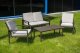 Heckermann Zestaw mebli ogrodowych 4 os. kanapa stół krzesło ogrodowe Heckermann AC-WS008-1 3
