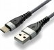 Kabel USB EverActive USB-A - USB-C 2 m Szary (CBB-2CG) 1