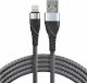Kabel USB EverActive USB-A - Lightning 2 m Szary (CBB-2IG) 1