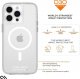 Case-Mate Case-Mate Ultra Tough Plus D3O MagSafe - Etui iPhone 15 Pro Max (Clear) 9