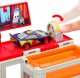 Mattel Pojazdy Auta Mobilny lakiernik Samochód z otwieraną naczepą (HPD82) 4