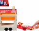 Mattel Pojazdy Auta Mobilny lakiernik Samochód z otwieraną naczepą (HPD82) 8