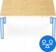 Biurko SENSE7 Blat Bambusowy MANMA Bambus 160 cm x 80 cm 5