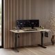 Biurko SENSE7 Nojo Sosna 140 cmx70 cm Black Pine 1