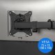 SENSE7 Uchwyt biurkowy na monitor 17"-32" FLOAT ARM 3