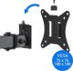 SENSE7 Uchwyt biurkowy na 2 monitory 17"-32" FLOAT DOUBLE 4