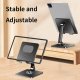 Uchwyt iLike STM4 Metal Tablet PC Holder Stand with Adjustable Perfect Angle&360 Rotation Black Black 1
