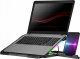 Podstawka chłodząca Defender Podstawka chłodząca Defender NS-502 laptop notebook 15.6-17.3" 2xUSB 2 fans podświetlenie RGB + uchwyt smartfon 2