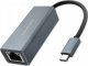 Karta sieciowa Qoltec Kabel adapter Qoltec USB-C na RJ45 Ethernet | 1000Mb/s | Aluminiowa obudowa 5