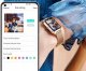 Smartwatch Active Band ZX19 Różowe złoto 9