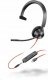 Słuchawki HP HP Poly Blackwire 3315 Monaural USB-C Headset +3.5mm Plug +USB-C/A Adapter 2