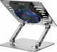 Podstawka chłodząca Art P12 laptop stand aluminum 13/24/23 cm adjustable height+angle+vent+LED 1