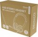 Słuchawki Deltaco Stereo ausinės DELTACO OFFICE USB, garsumo reguliatorius, triukšmą reguliuojantis mikrofonas, juodos spalvos / DELO-0651 3
