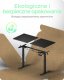 Biurko Icy Box Biurko elektrycznie regulowane z blatem IB-EW122B-TT 140x70 cm do siedzenia i stania 8