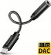 Adapter USB Axagon ADA-HC USB-C - Jack 3.5mm Czarny  (ADA-HC) 1