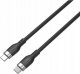 Kabel USB HyperDrive USB-C - USB-C 2 m Czarny (HJ4002BKGL) 1