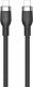 Kabel USB HyperDrive USB-C - USB-C 2 m Czarny (HJ4002BKGL) 1