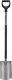Fiskars Szpadel prosty Ergonomic 1067512 Szary 16