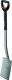 Fiskars Szpadel prosty Ergonomic 1067512 Szary 23