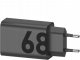 Ładowarka Motorola Motorola Charger TurboPower 68 GaN  w/ 6.5A USB-C cable, Black 2