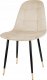 Szchara KRZESŁO SKANDYNAWSKIE PIKOWANE DO JADALNI SALONU beżowe 4