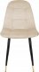 Szchara KRZESŁO SKANDYNAWSKIE PIKOWANE DO JADALNI SALONU beżowe 7