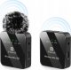 Mikrofon Puluz Mikrofon Bezprzewodowy Bluetooth 3,5mm TRS TRRS do Telefonu Aparatu Kamery / PU3153B 11