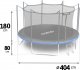 Trampolina ogrodowa Neo-Sport NS-13W241 z siatką wewnętrzną 13 FT 404 cm 3