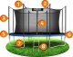 Trampolina ogrodowa Neo-Sport NS-14W241 z siatką wewnętrzną 14 FT 435 cm 12