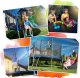 Trampolina ogrodowa Neo-Sport NS-14W241 z siatką wewnętrzną 14 FT 435 cm 8