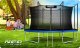 Trampolina ogrodowa Neo-Sport NS-15W241 z siatką wewnętrzną 15 FT 465 cm 5