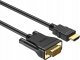 Kabel Unitek HDMI - D-Sub (VGA) 2m czarny (V1185A01) 2